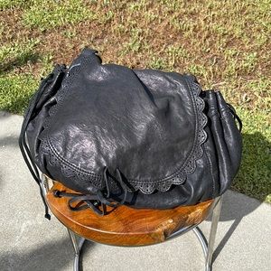 Lucky brand bag boho style ruffle bag